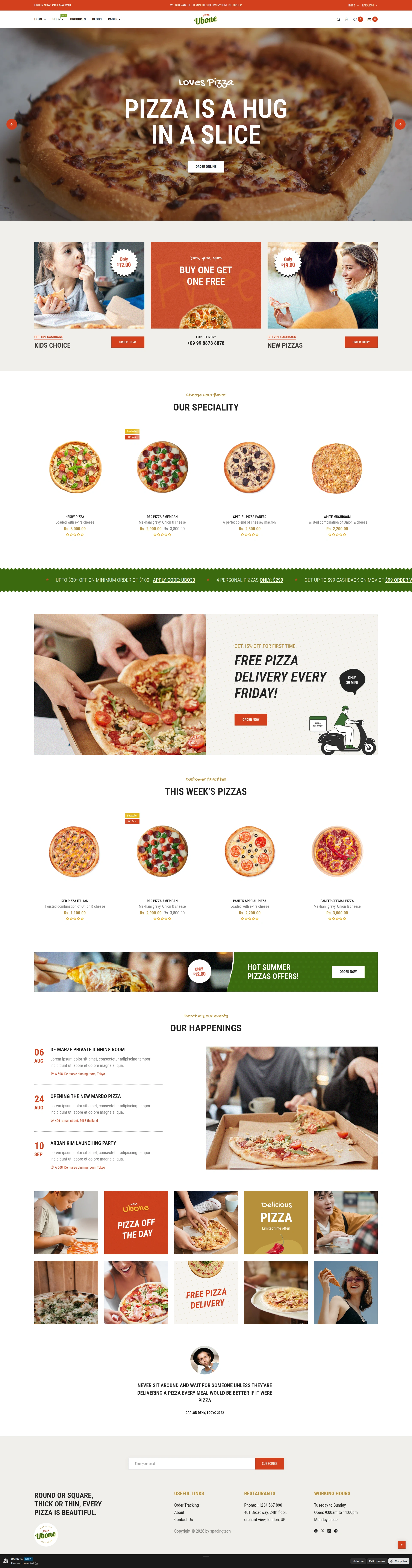 Food & Restaurant Template