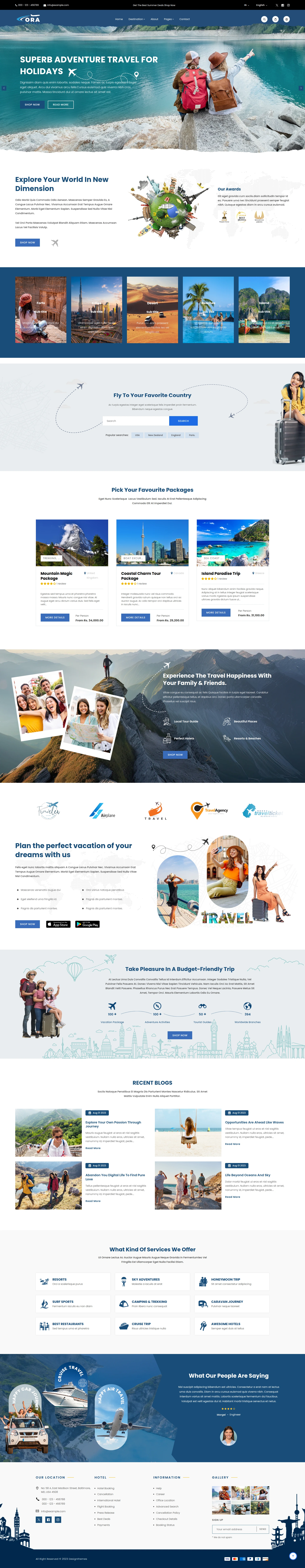 Travel & Tourism Template